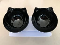image-Non-Slip Double Cat Bowl Dog Bowl With Stand Pet Feeding Cat Water Bowl For Cats Food Pet Bowls For Dogs Feeder Product Supplies