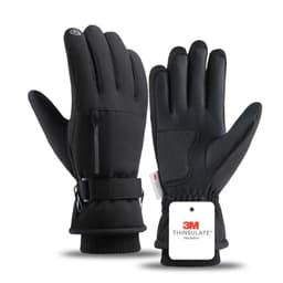 image-Winter Ski Gloves 3M Cold Resistant Sheep Waterproof Ten Fingers Touch Screen Gloves Thickened Anti-slip Riding Gloves Men Women