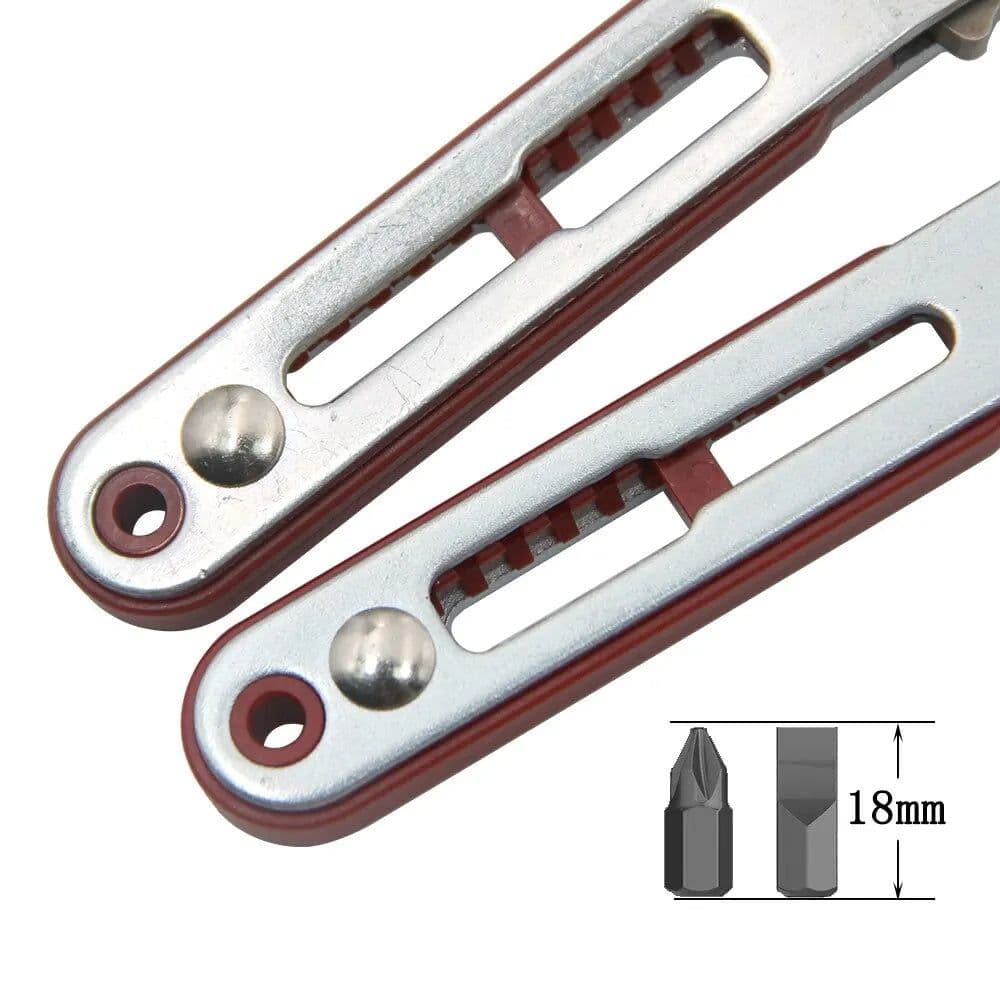 image-Multifunctional Bidirectional Forward and Reverse Ratchet Screwdriver Elbow Flat Head Wrench Cross Screwdriver Slotted Tool
