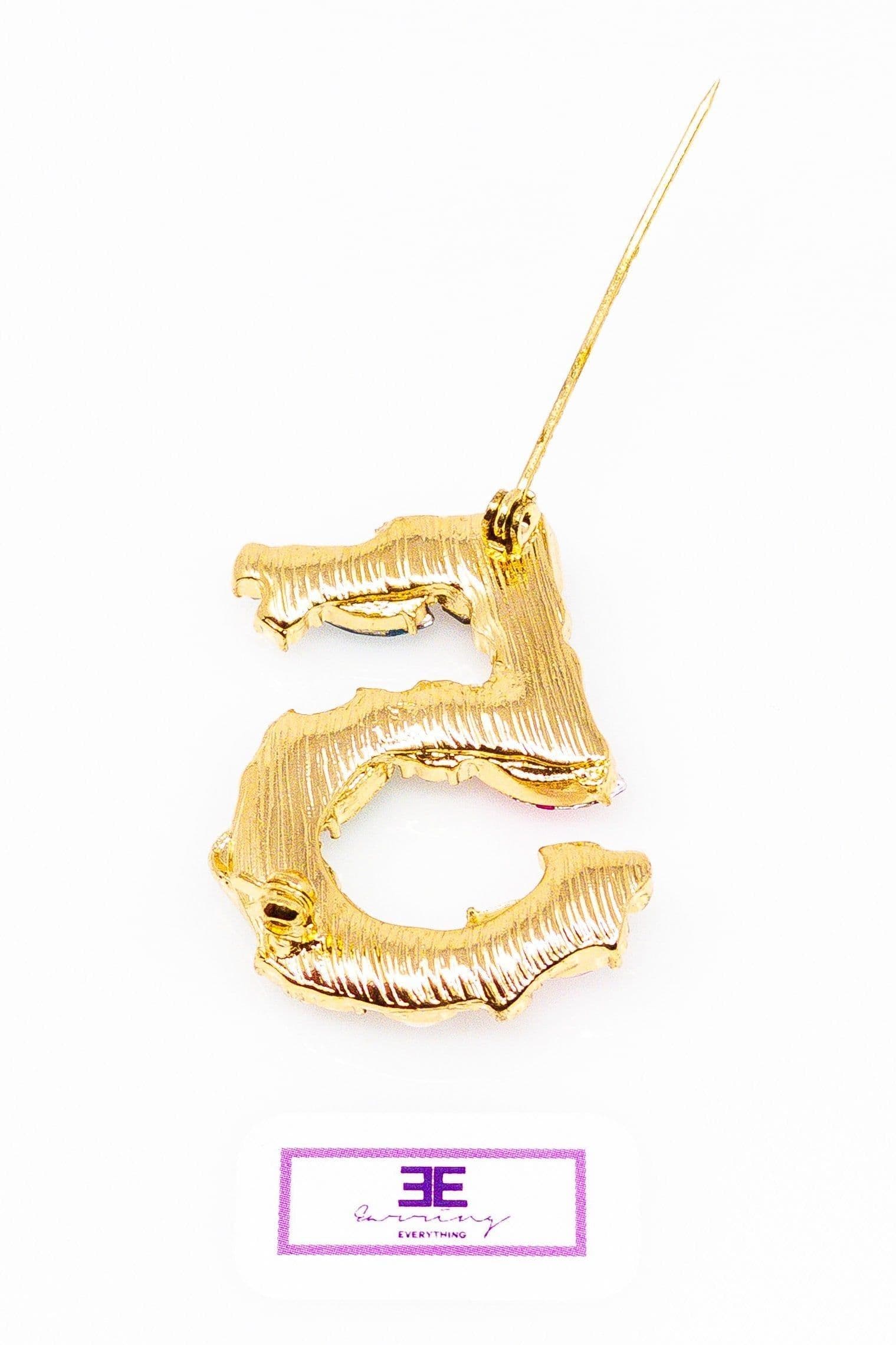 image-Brooch - 5 Series - Numero Cinco