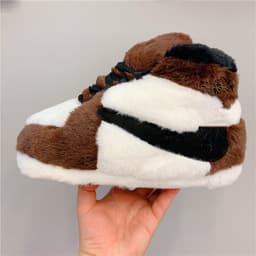 image-cotton slippers coconut cotton shoes luminous bread fat shoes waterproof warm home winter internet celebrity