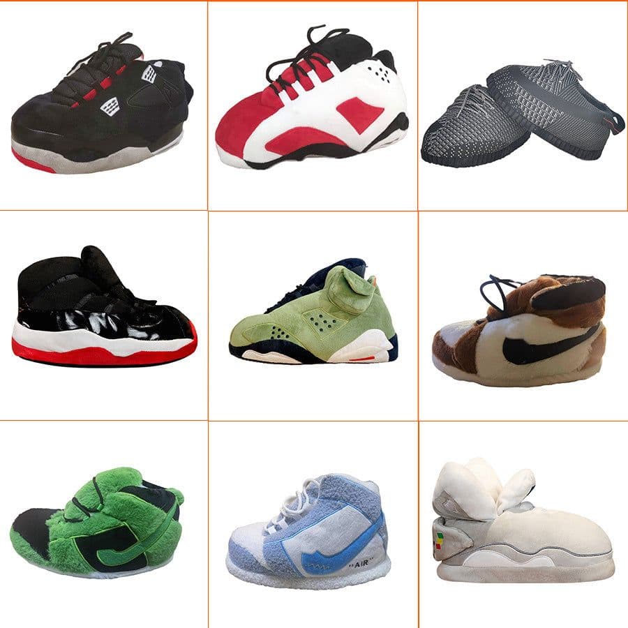image-cotton slippers coconut cotton shoes luminous bread fat shoes waterproof warm home winter internet celebrity
