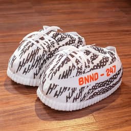 image-cotton slippers coconut cotton shoes luminous bread fat shoes waterproof warm home winter internet celebrity