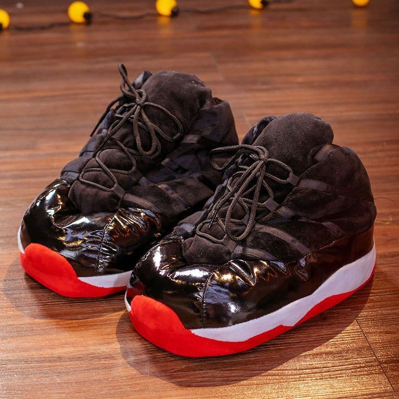 image-cotton slippers coconut cotton shoes luminous bread fat shoes waterproof warm home winter internet celebrity