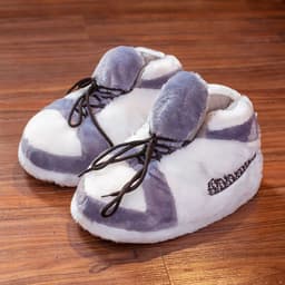 image-cotton slippers coconut cotton shoes luminous bread fat shoes waterproof warm home winter internet celebrity