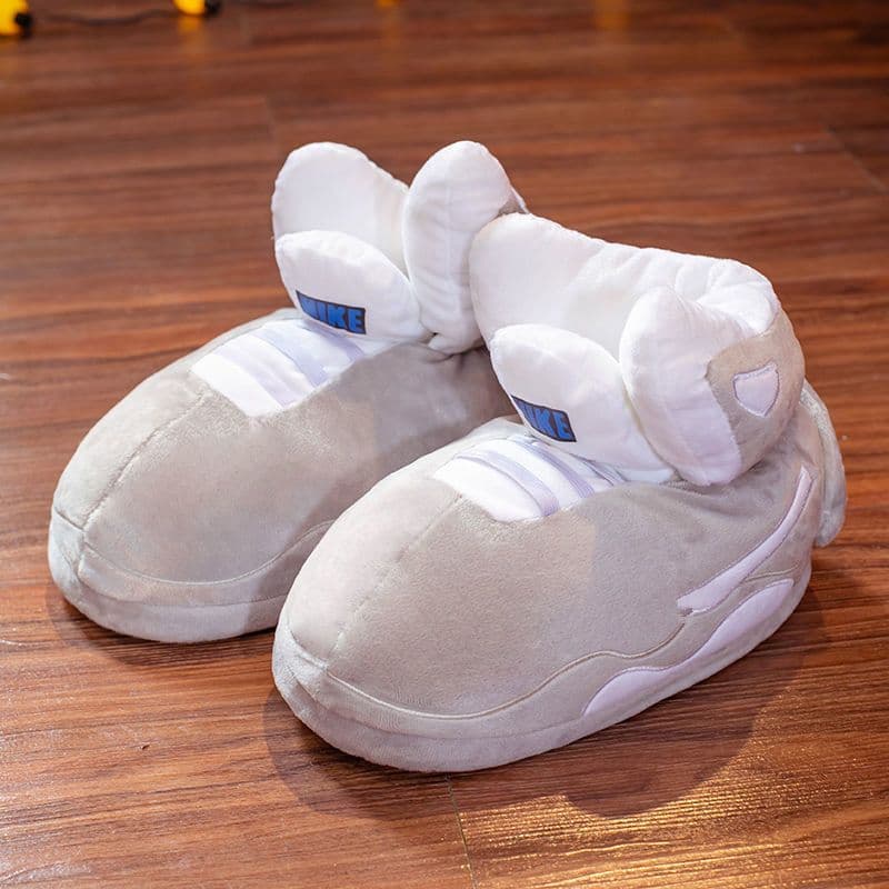 image-cotton slippers coconut cotton shoes luminous bread fat shoes waterproof warm home winter internet celebrity