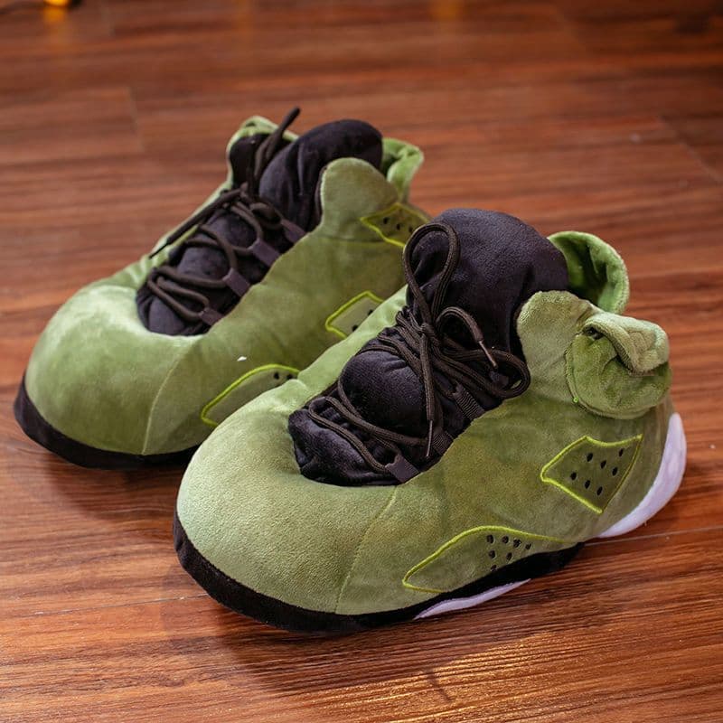 image-cotton slippers coconut cotton shoes luminous bread fat shoes waterproof warm home winter internet celebrity