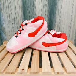 image-cotton slippers coconut cotton shoes luminous bread fat shoes waterproof warm home winter internet celebrity