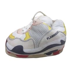 image-cotton slippers coconut cotton shoes luminous bread fat shoes waterproof warm home winter internet celebrity