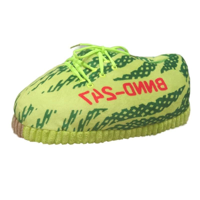 image-cotton slippers coconut cotton shoes luminous bread fat shoes waterproof warm home winter internet celebrity