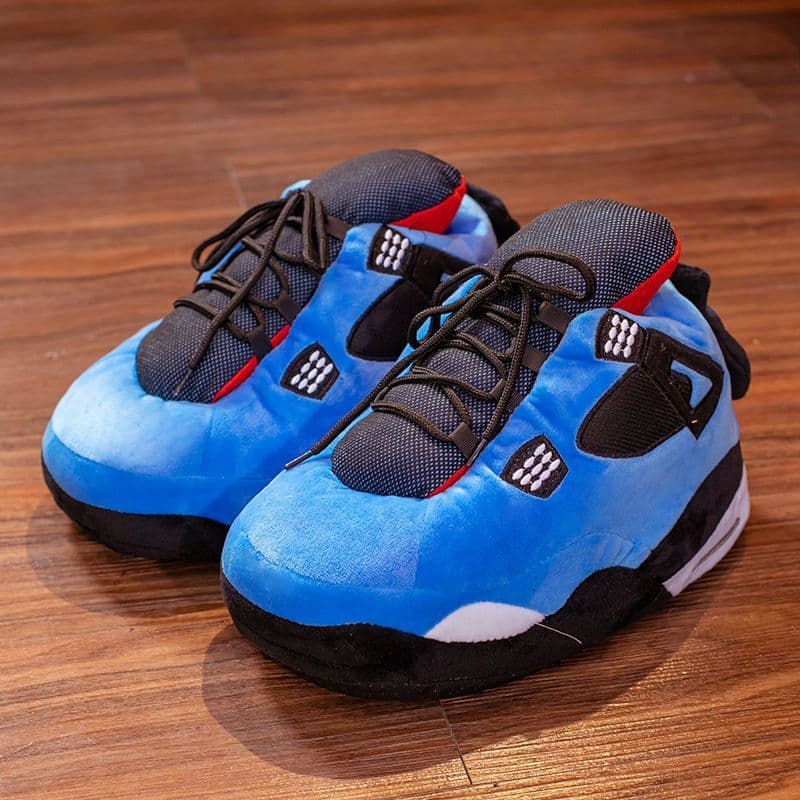 image-cotton slippers coconut cotton shoes luminous bread fat shoes waterproof warm home winter internet celebrity