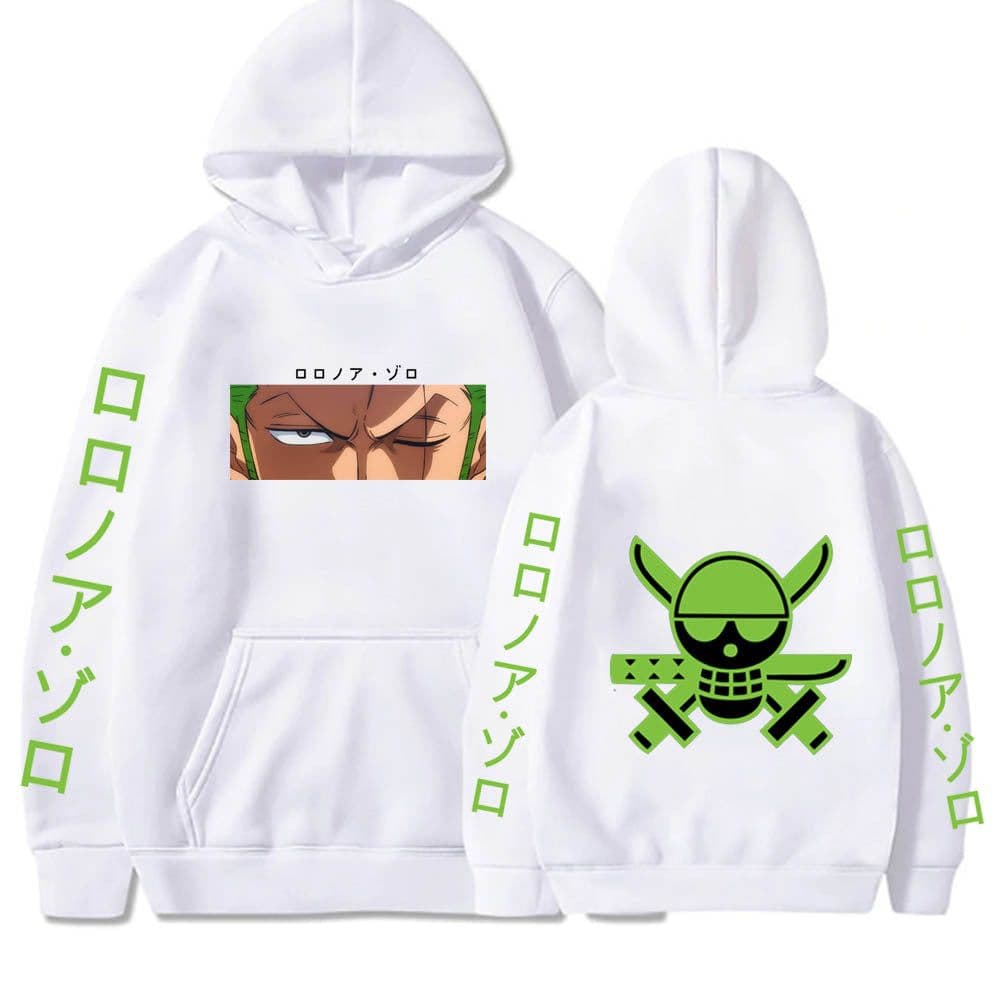 image-One Piece Zoro Roronoa Zoro printed hoodie men's hooded sweatshirt