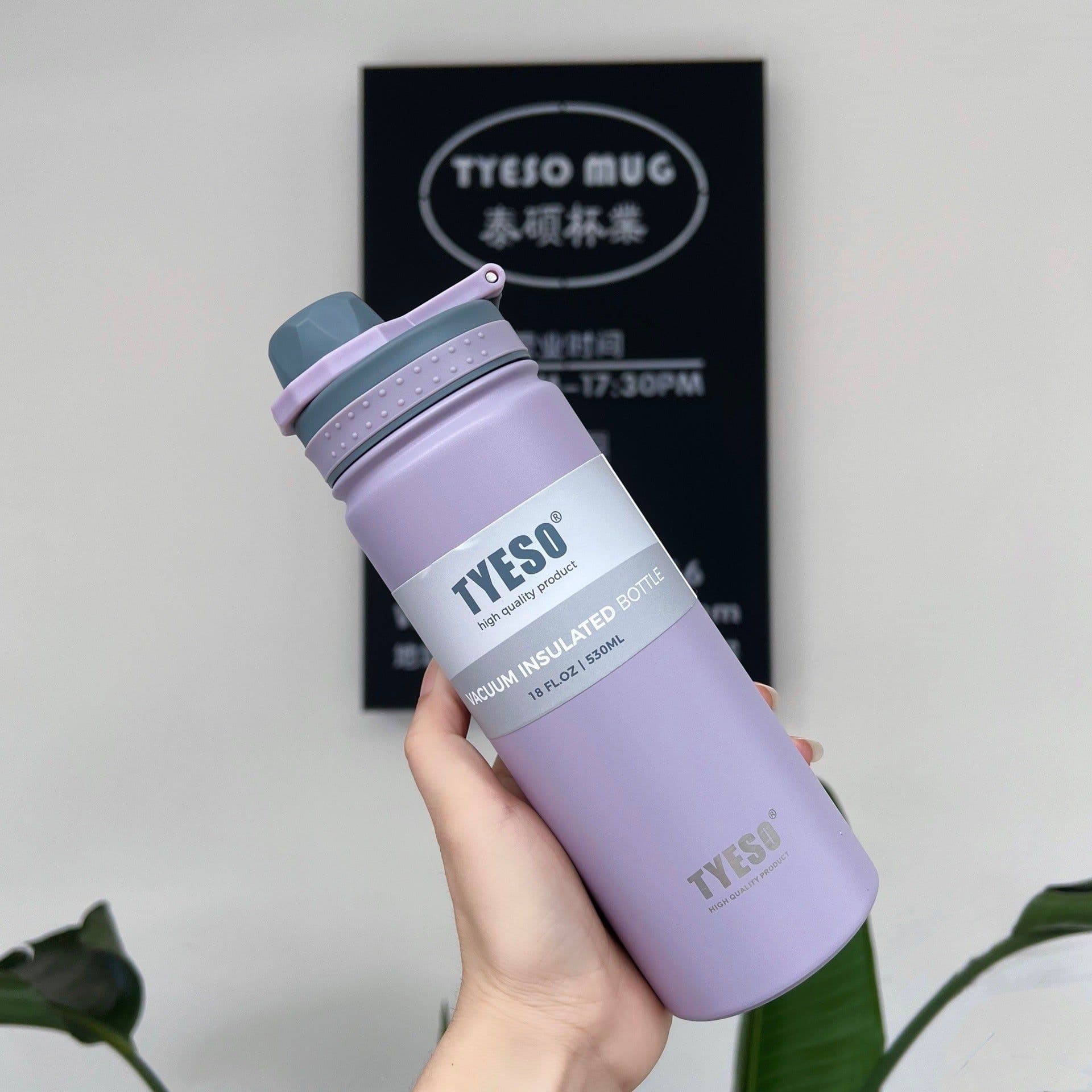 image-Taishuo thermos cup for male and female students, simple and portable stainless steel water cup, portable large-capacity sports water bottle kettle