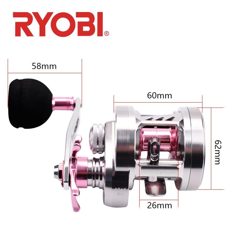 image-Full metal jigging reel 10+1BB sea fishing reel 6.8:1 gear ratio max