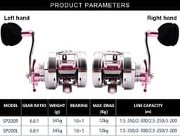image-Full metal jigging reel 10+1BB sea fishing reel 6.8:1 gear ratio max