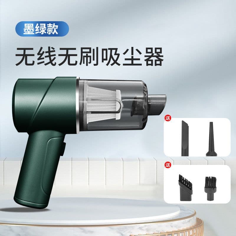 image-New three-in-one car vacuum cleaner small wireless vacuum blower for cars high suction mini handheld vacuum cleaner