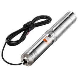 image-VEVOR Deep Well Submersible Pump, 1 HP Output Power, 115V, 31.7 GPM Flow 207 ft Head, with 32.81 ft Cord External Control Box, Stainless Steel Water Pump, for Industrial Irrigation and Home Use, IP68