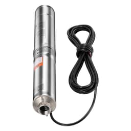 image-VEVOR Deep Well Submersible Pump, 1 HP Output Power, 230V, 31.7 GPM Flow 207 ft Head, with 32.81 ft Cord External Control Box, Stainless Steel Water Pump, for Industrial Irrigation and Home Use, IP68