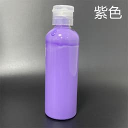 image-diy handmade fluid bear white embryo children's hand-painted vinyl fluid bear wholesale stall toy fluid violent bear