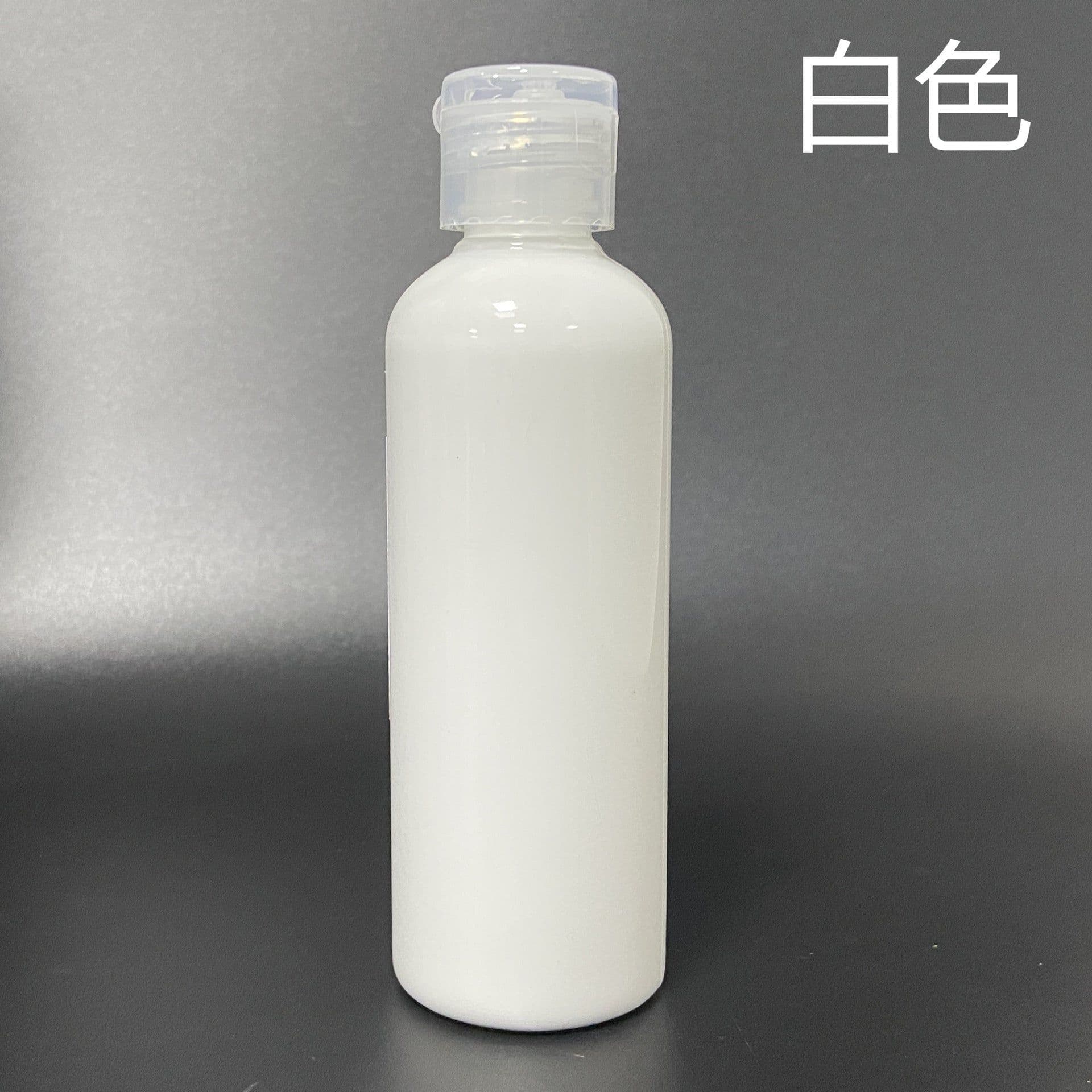 image-diy handmade fluid bear white embryo children's hand-painted vinyl fluid bear wholesale stall toy fluid violent bear