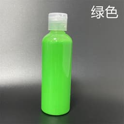 image-diy handmade fluid bear white embryo children's hand-painted vinyl fluid bear wholesale stall toy fluid violent bear