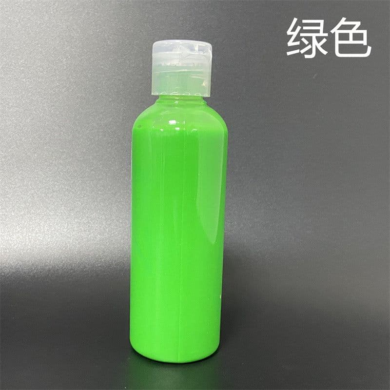 image-diy handmade fluid bear white embryo children's hand-painted vinyl fluid bear wholesale stall toy fluid violent bear