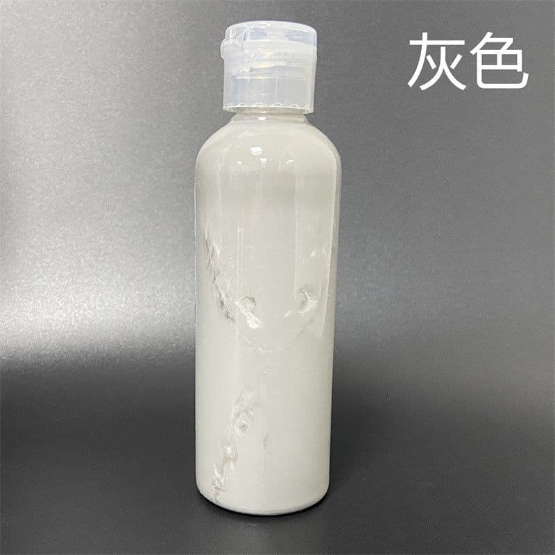 image-diy handmade fluid bear white embryo children's hand-painted vinyl fluid bear wholesale stall toy fluid violent bear