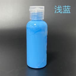 image-diy handmade fluid bear white embryo children's hand-painted vinyl fluid bear wholesale stall toy fluid violent bear