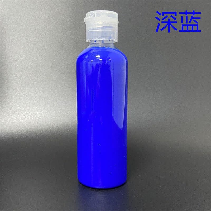 image-diy handmade fluid bear white embryo children's hand-painted vinyl fluid bear wholesale stall toy fluid violent bear