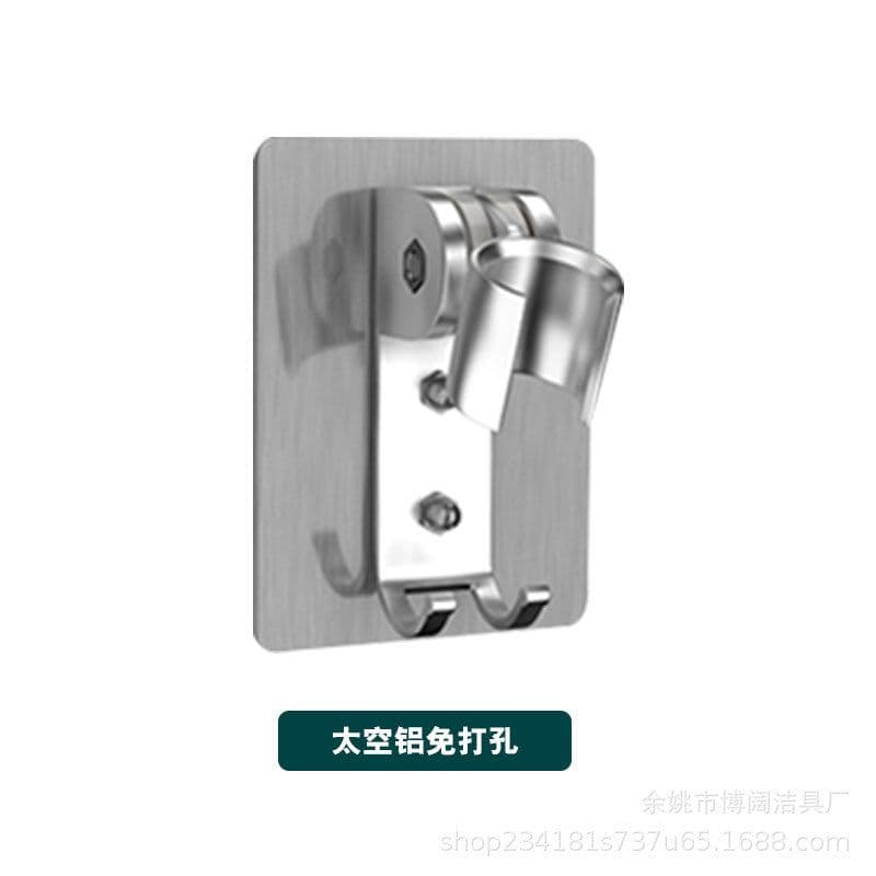 image-Xiaoman waist pressurized hand-held shower head propeller maple leaf turbo one-key water-stop shower shower head