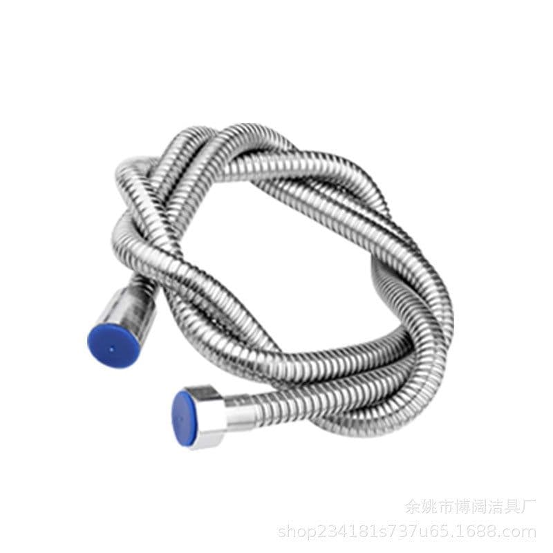 image-Xiaoman waist pressurized hand-held shower head propeller maple leaf turbo one-key water-stop shower shower head