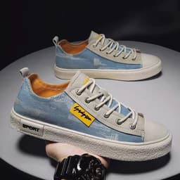 image-2023 New Men's Shoes Summer Men's Sneakers Trendy Casual Sneakers Comfortable All-Match Canvas Shoes Factory Wholesale
