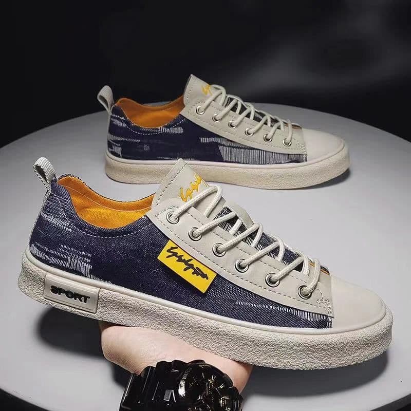 image-2023 New Men's Shoes Summer Men's Sneakers Trendy Casual Sneakers Comfortable All-Match Canvas Shoes Factory Wholesale