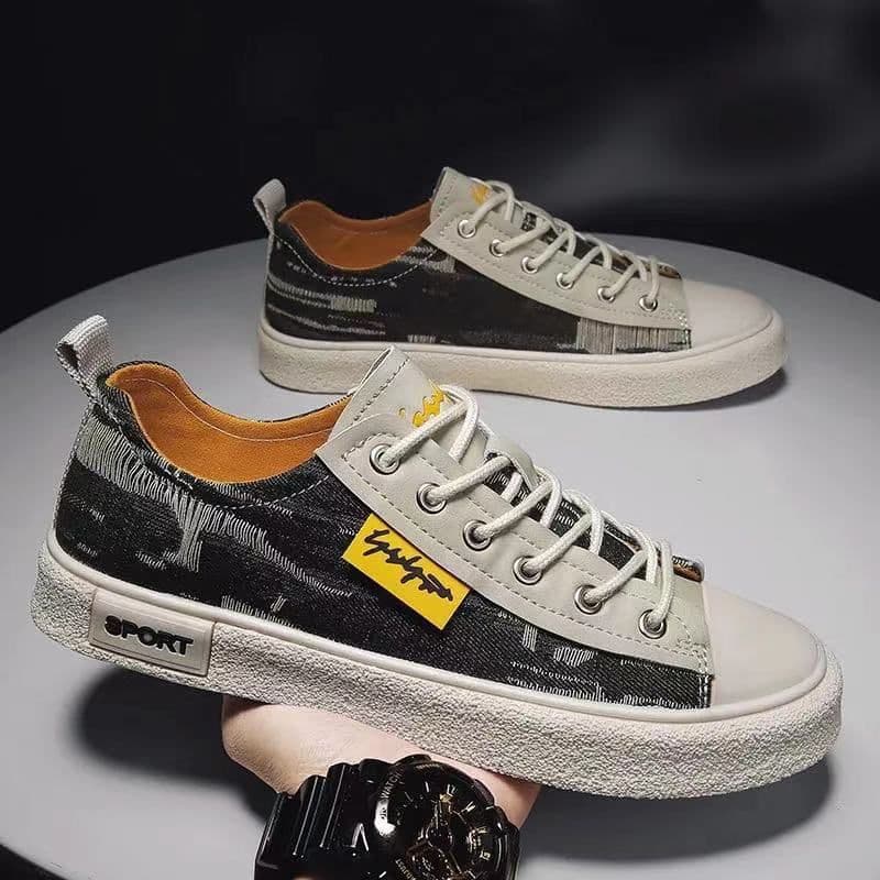 image-2023 New Men's Shoes Summer Men's Sneakers Trendy Casual Sneakers Comfortable All-Match Canvas Shoes Factory Wholesale