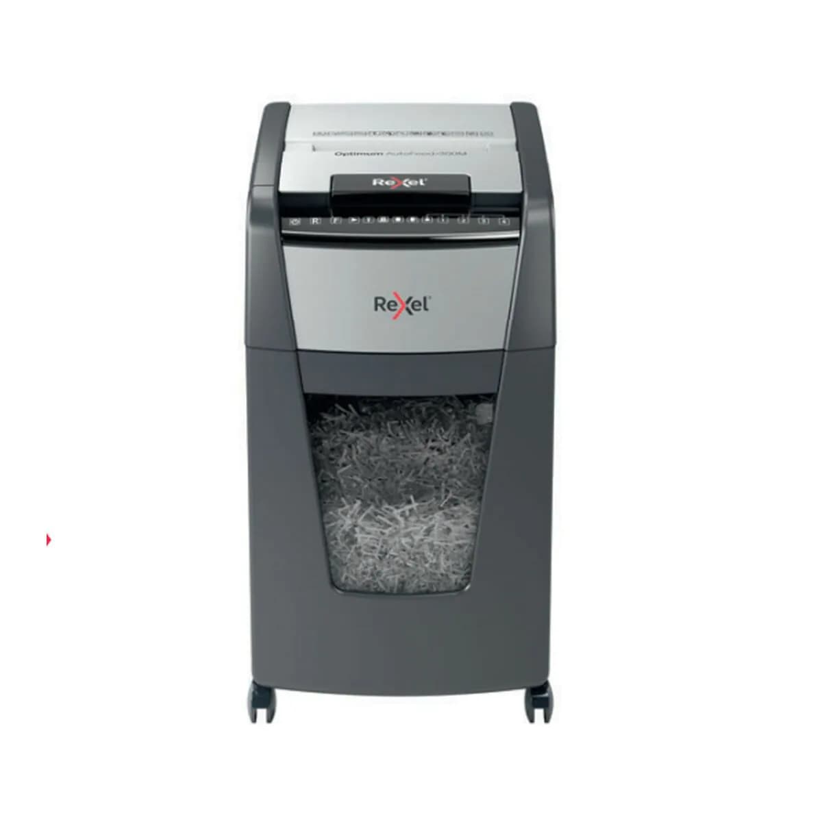 image-Micro-Cut Paper Shredder Rexel Optimum Auto+ 300M 60 L
