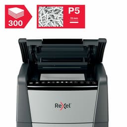 image-Micro-Cut Paper Shredder Rexel Optimum Auto+ 300M 60 L