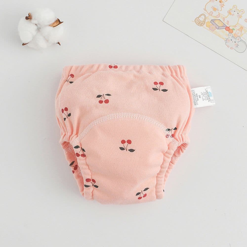 image-ins cartoon baby pee training pants pure cotton gauze diaper learning pants baby waterproof diaper pocket diaper pants