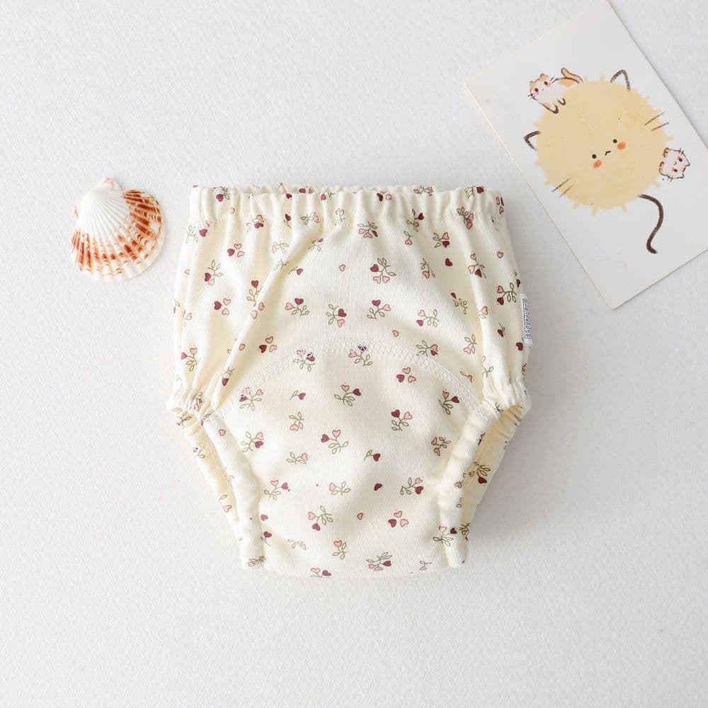 image-ins cartoon baby pee training pants pure cotton gauze diaper learning pants baby waterproof diaper pocket diaper pants
