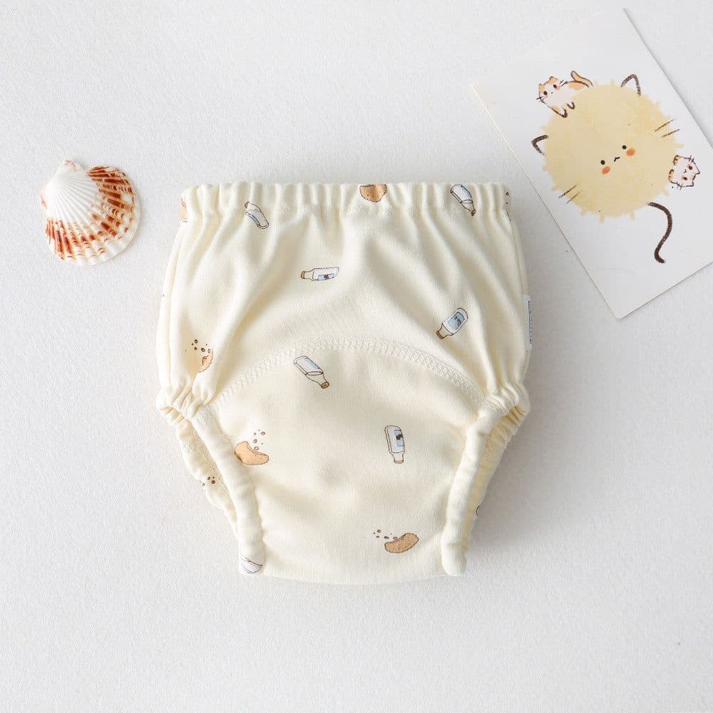 image-ins cartoon baby pee training pants pure cotton gauze diaper learning pants baby waterproof diaper pocket diaper pants