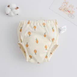image-ins cartoon baby pee training pants pure cotton gauze diaper learning pants baby waterproof diaper pocket diaper pants