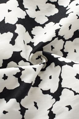 image-Pink Floral Ruffle Sleeve Blouse - Layered Contrast Ric Rac