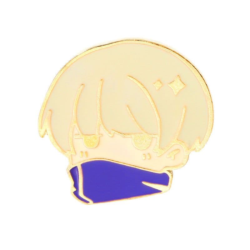 image-Animation film and television peripheral brooch back battle medal role clothing accessories collar pin anti-light scarf buckle