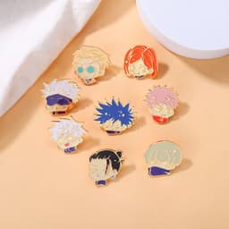 image-Animation film and television peripheral brooch back battle medal role clothing accessories collar pin anti-light scarf buckle