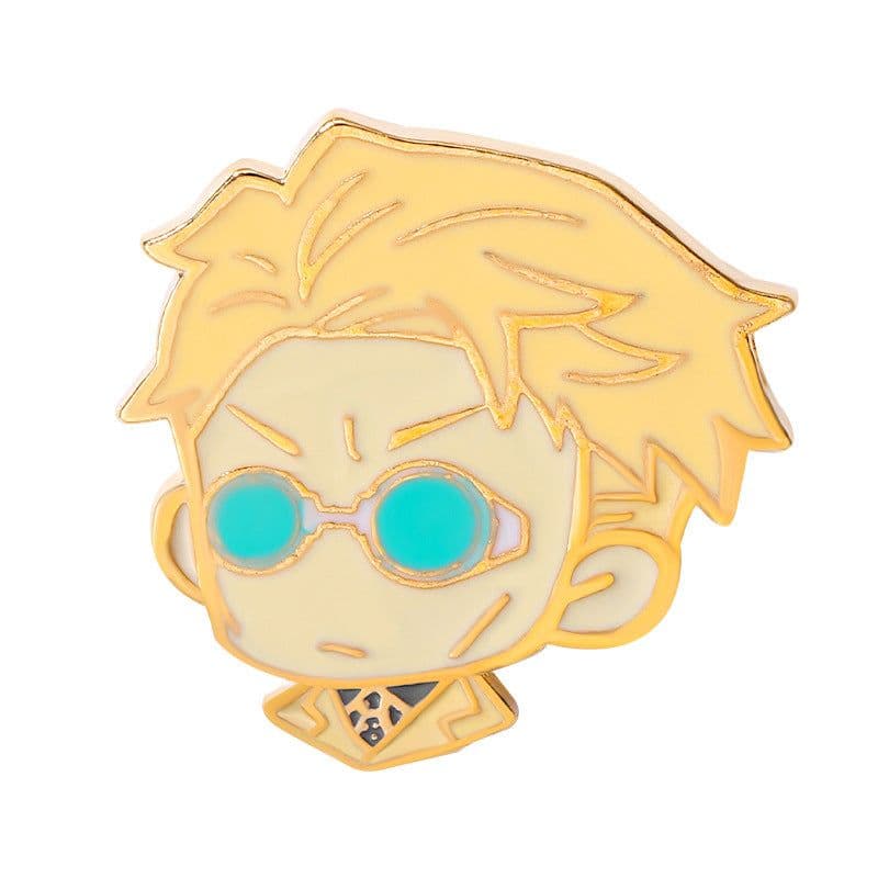image-Animation film and television peripheral brooch back battle medal role clothing accessories collar pin anti-light scarf buckle