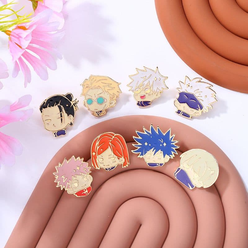 image-Animation film and television peripheral brooch back battle medal role clothing accessories collar pin anti-light scarf buckle