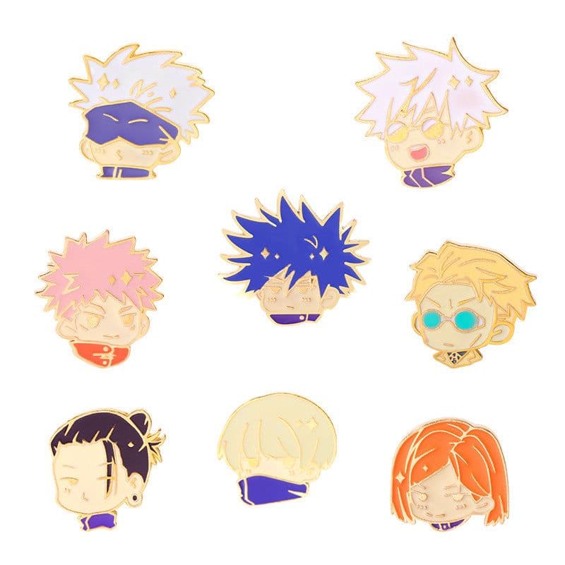 image-Animation film and television peripheral brooch back battle medal role clothing accessories collar pin anti-light scarf buckle