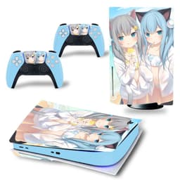 image-Knight PS5 Game Console Sticker Death Stranding Theme Series Personalized Sticker Colorful Film