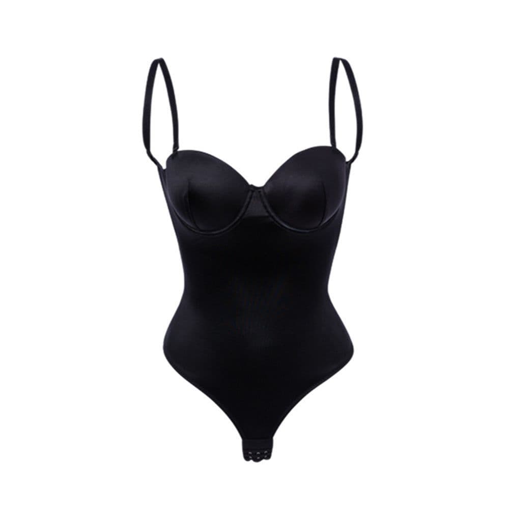 image-Evening dress bottoming underwear body sculpting one-piece sexy gathering top support halter underwear wedding palace one-piece bodysuit