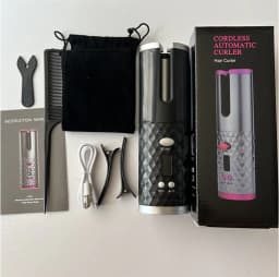 image-Wireless charging curling iron cross-border automatic curling artifact USB charging lazy portable home curling iron