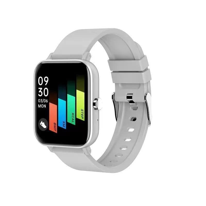 image-Wholesale P8 bluetooth call smart watch heart rate blood pressure color screen sports H10 smart watch 1.69 screen